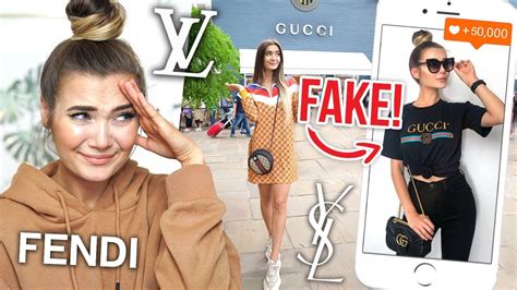 what sre the fake people you put clothes on|wearing designer knockoffs scam.